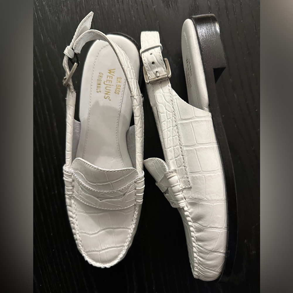 G.H. Bass WHTINEY SLINGBACK WEEJUNS LOAFERS / NEVER WORN